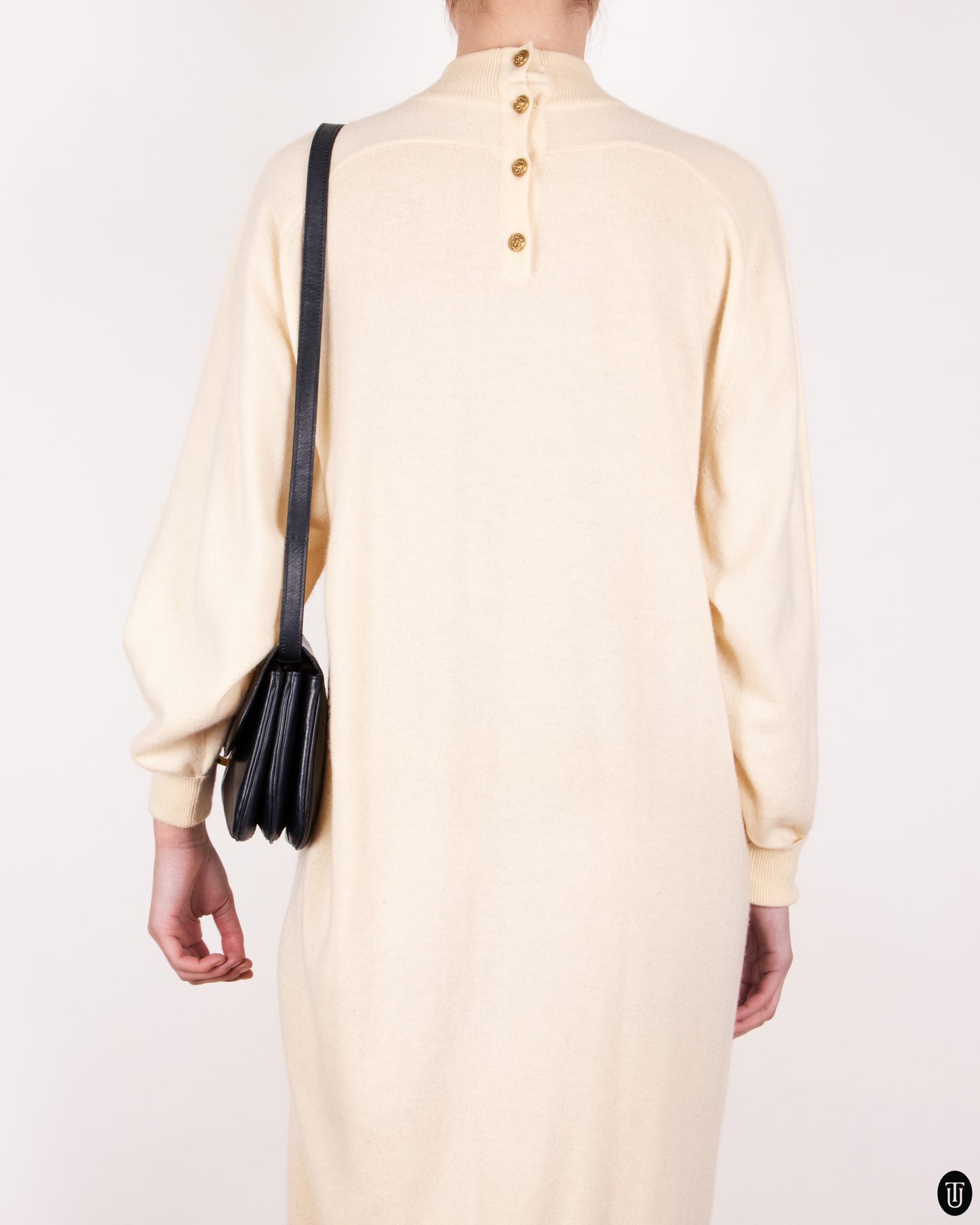 80's Cashmere Knit Dress S