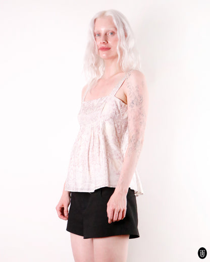 00's Chloé "See By Chloé" Silk Babydoll Tank Top M