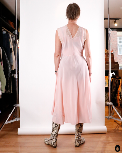 1930's Italian Silk Night Gown S