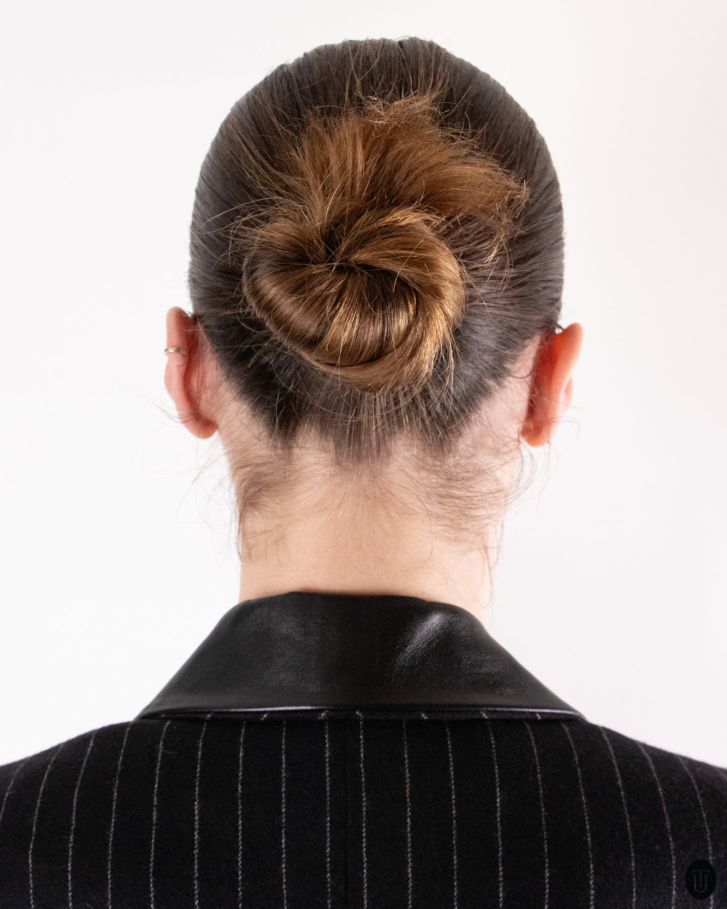 90's Gai Mattiolo Black Pinstripe Blazer M