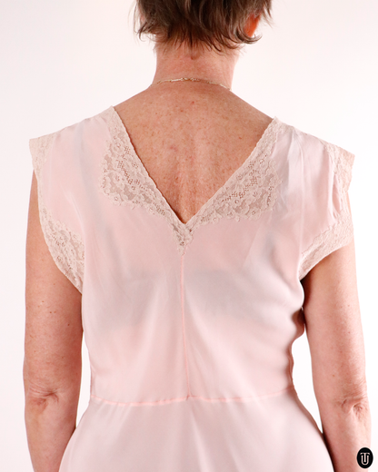 1930's Italian Silk Night Gown S