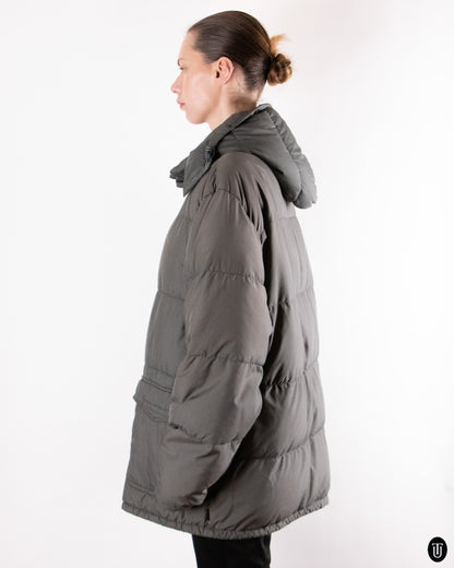 00's Moncler Dark Taupe Duvet Jacket L