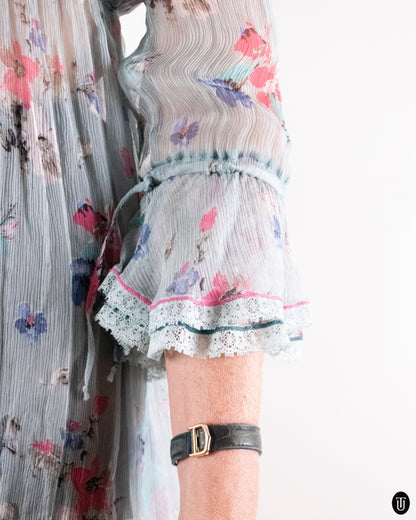 00's Mariella Rosatti Bohemian Mini Dress M