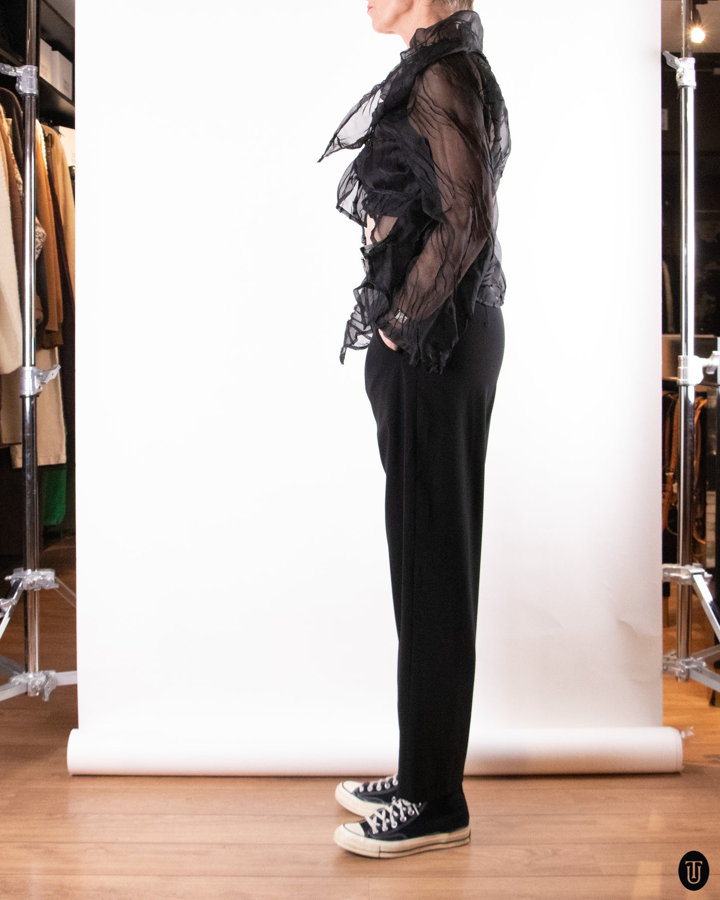 00's Ivan Grundahl Wide-leg Trousers S