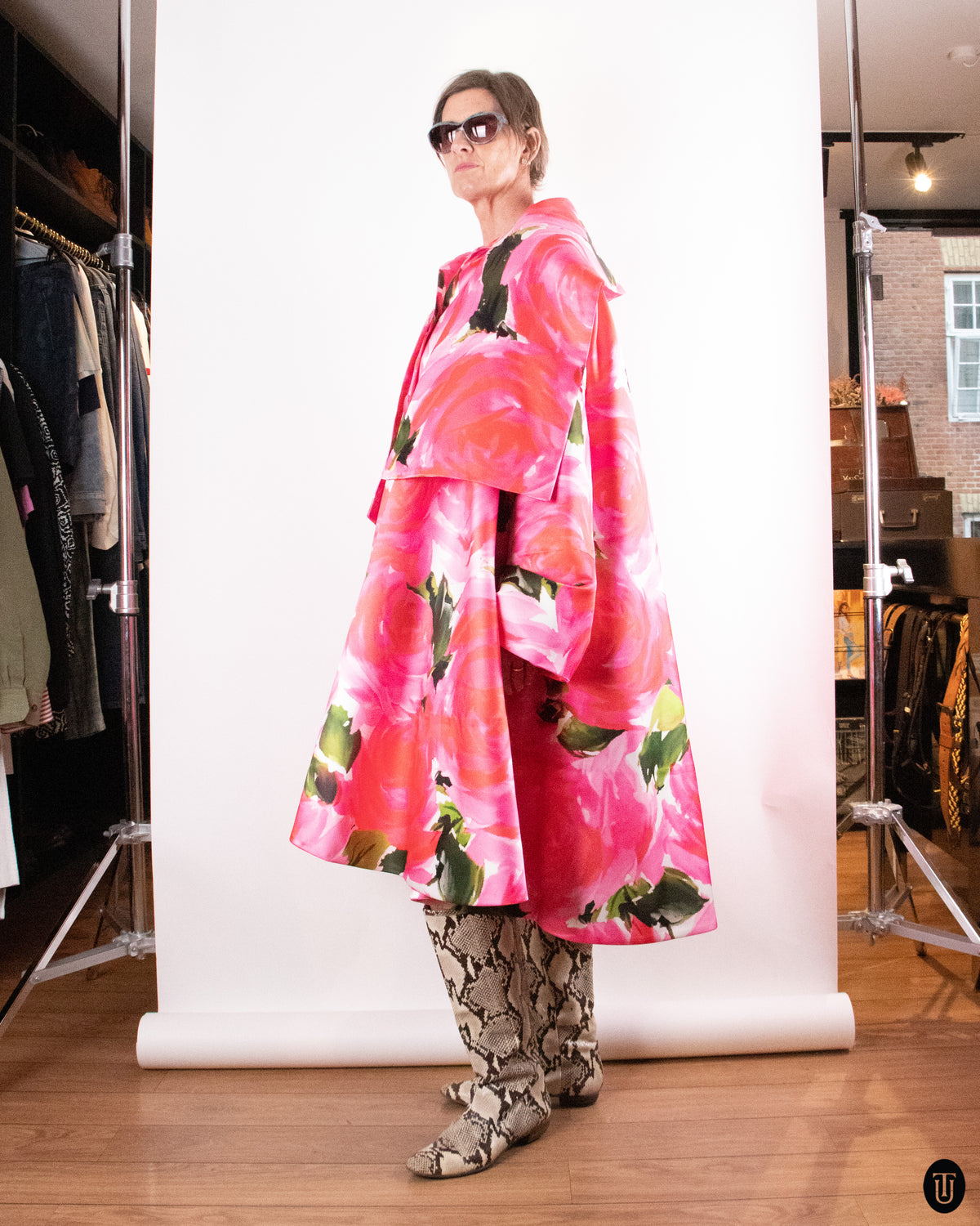 00's Richard Quinn Oversized Floral Jacket M
