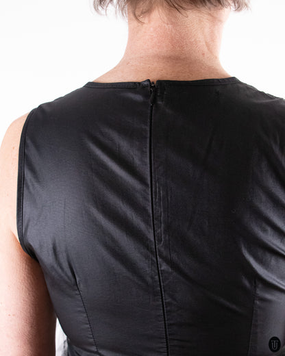 00's Ivan Grundahl Asymmetrical Ruffle Cascade Top S