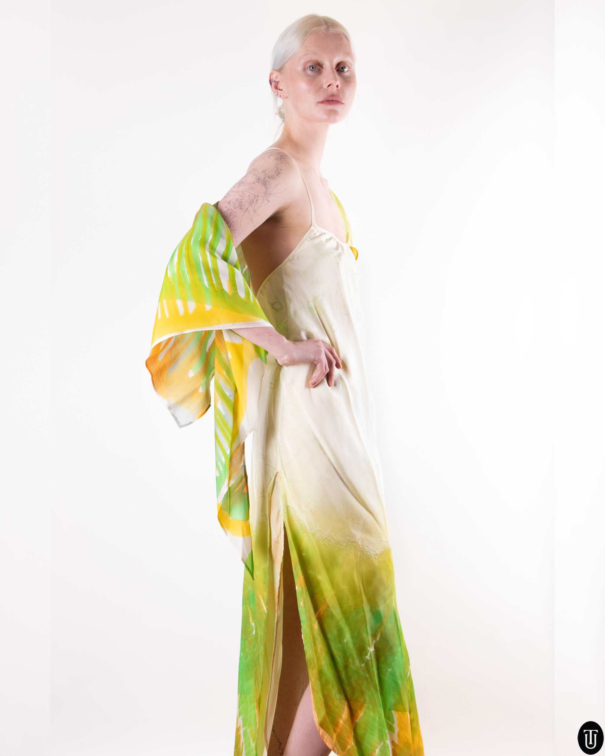 00's Shawl dress S
