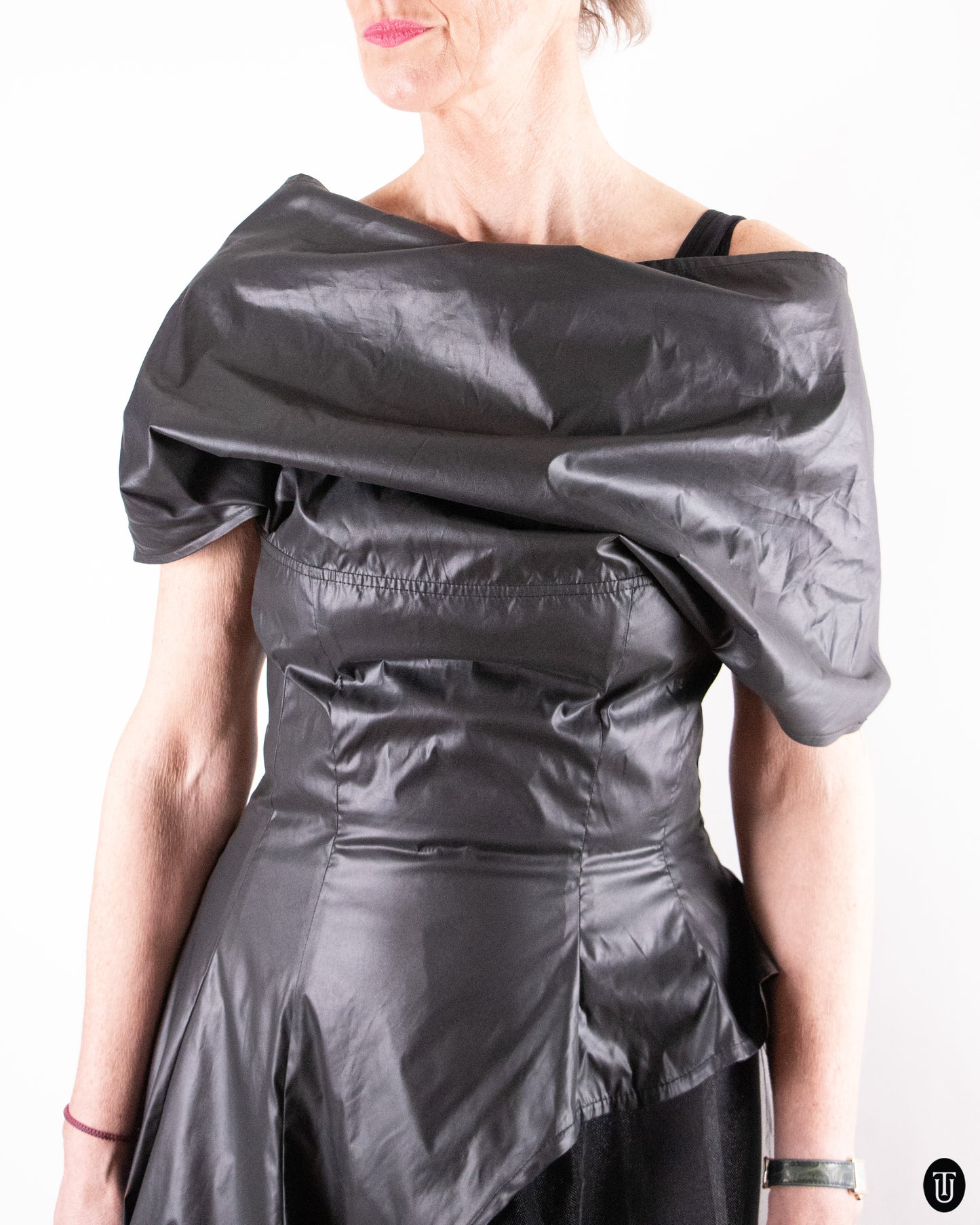 00's Ivan Grundahl Asymmetrical Coated Top-Dress S