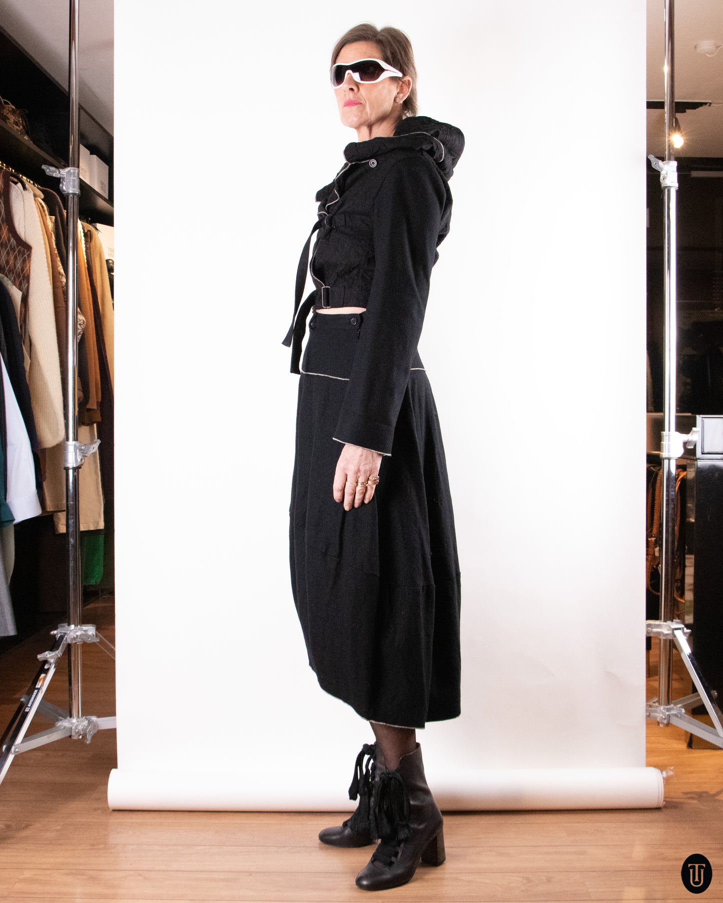 00's Ivan Grundahl Two-piece Wool Blend Set M