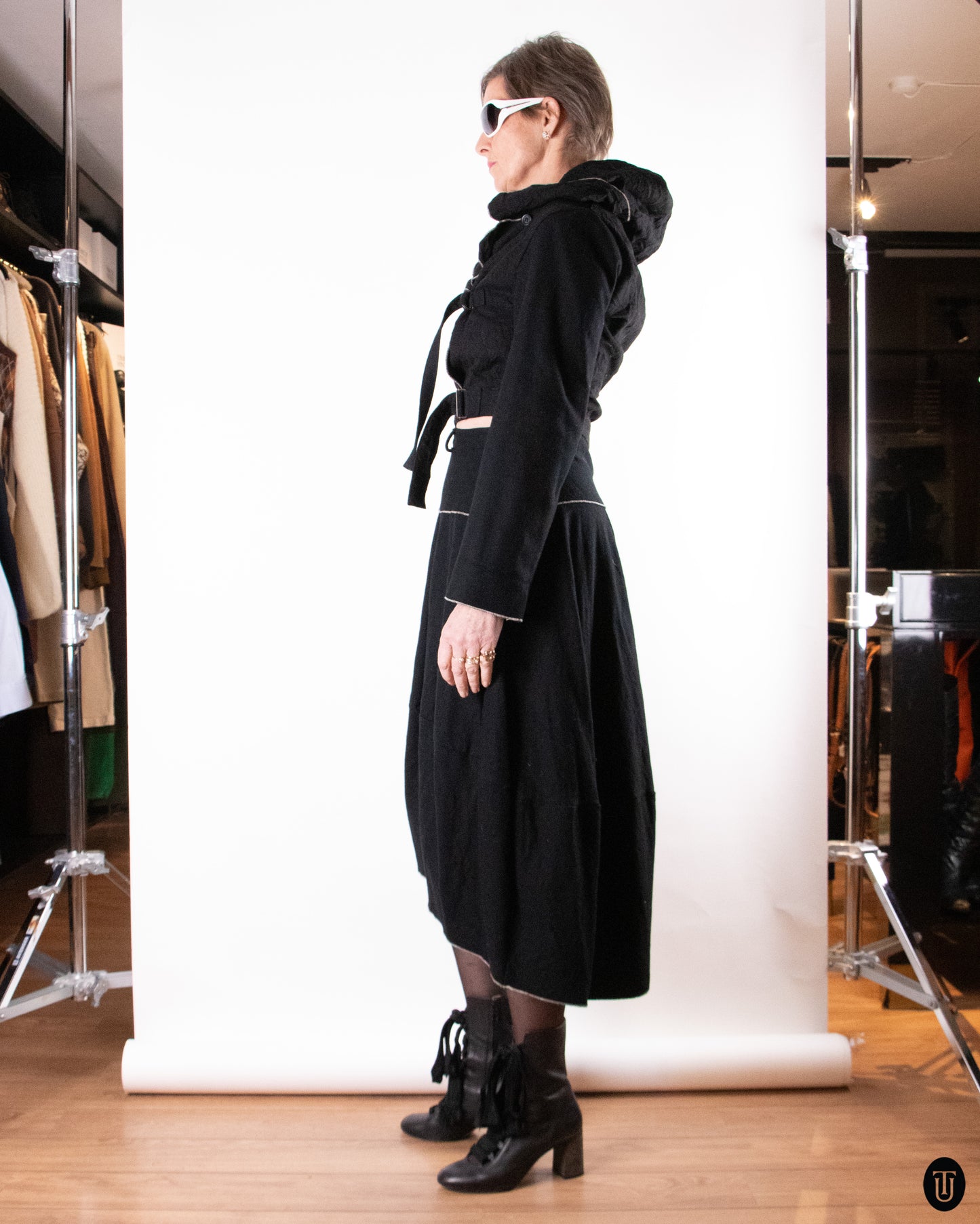 00's Ivan Grundahl Two-piece Wool Blend Set M