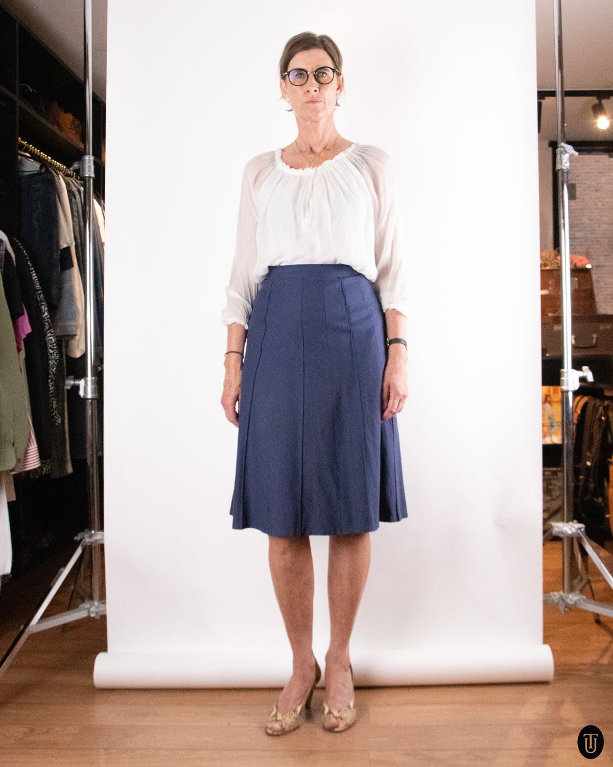 90's Vivienne Westwood "Red Label" Pleated Skirt M