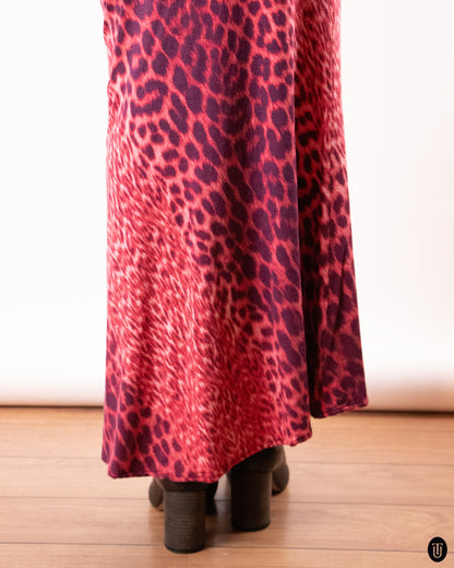 00's Roberto Cavalli Animal Print Dress L