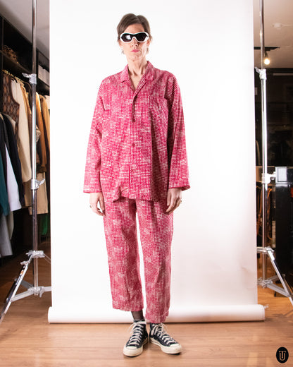 90's Yves Saint Laurent Cotton Pajamas M