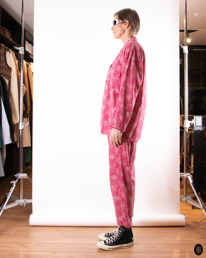 90's Yves Saint Laurent Cotton Pajamas M