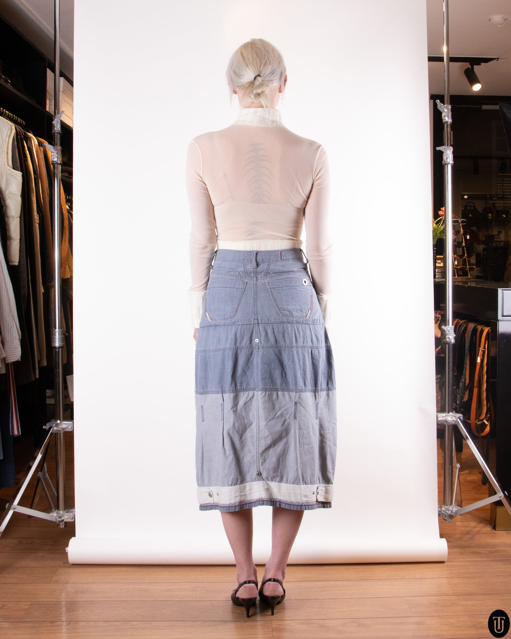 00's Francois et Marithé Girbaud Denim Skirt S