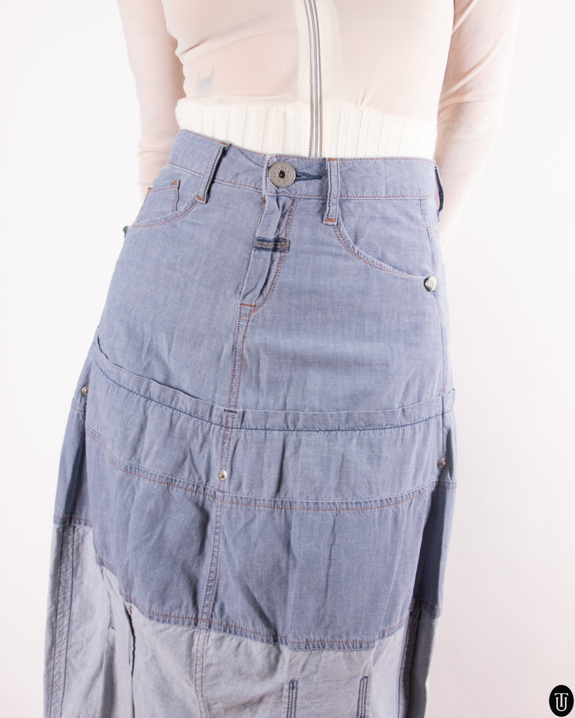 00's Francois et Marithé Girbaud Denim Skirt S