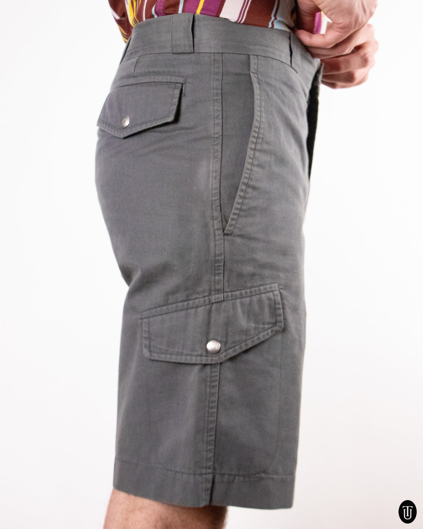 90's Hermès Cotton Cargo Shorts M