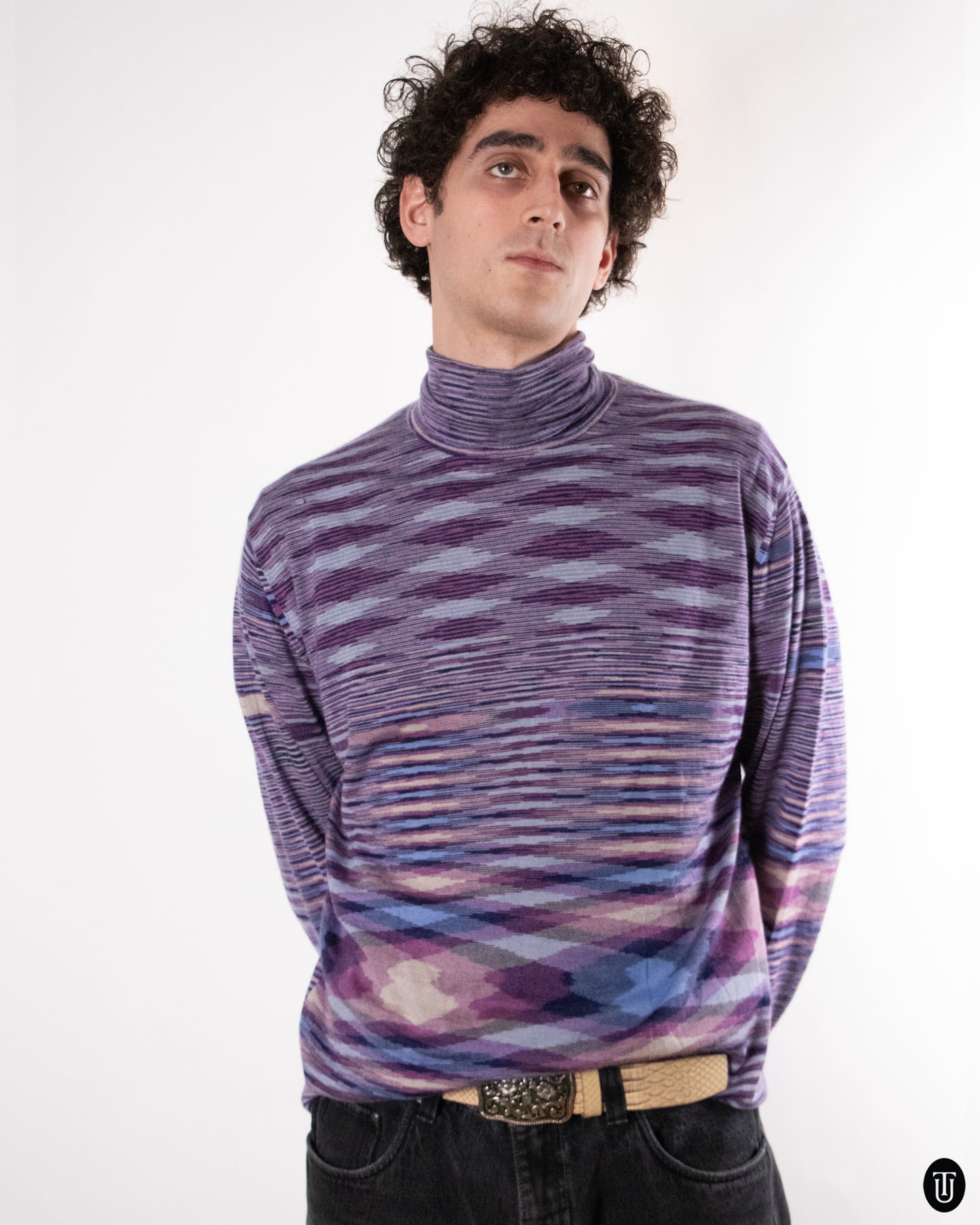 00's Missoni Cashmere Turtleneck Sweater XL