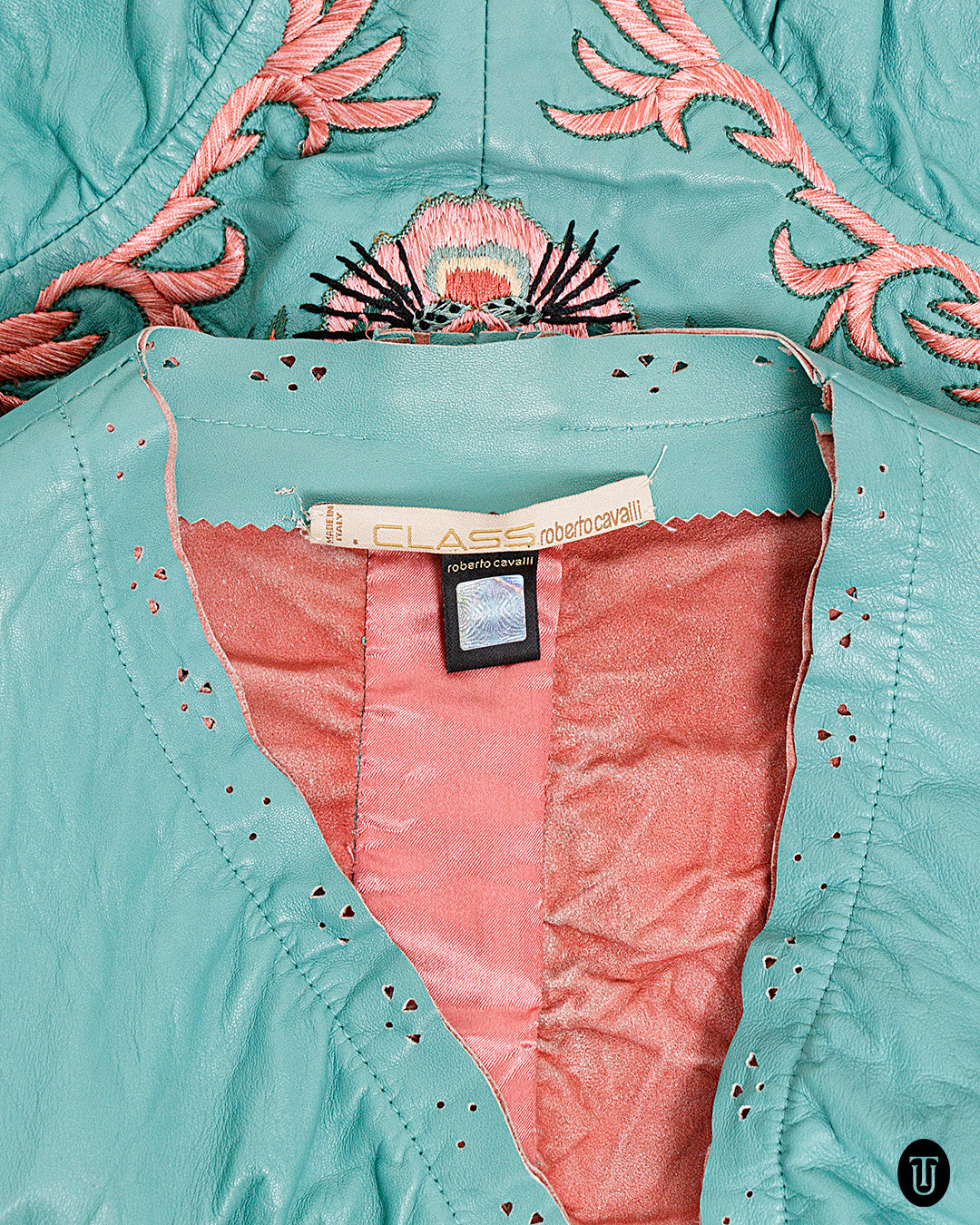 2000s Roberto Class Cavalli Leather Jacket S