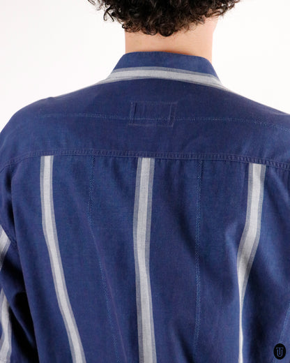 90's Armani "Jeans" Blue Cotton Shirt M