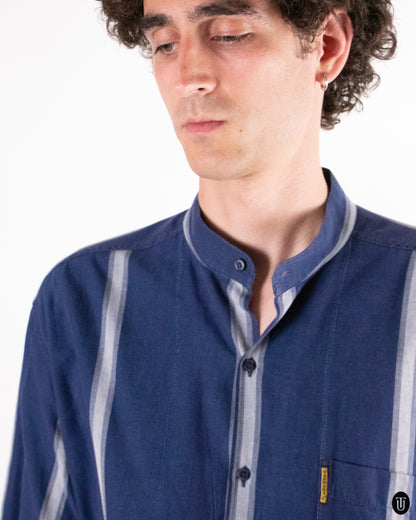 90's Armani "Jeans" Blue Cotton Shirt M