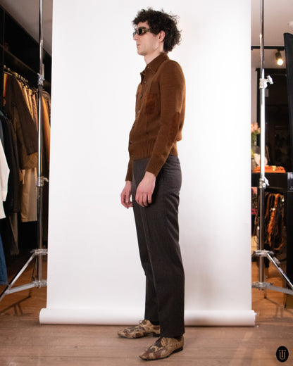 70's Ratti Alpaca Wool Cardigan S