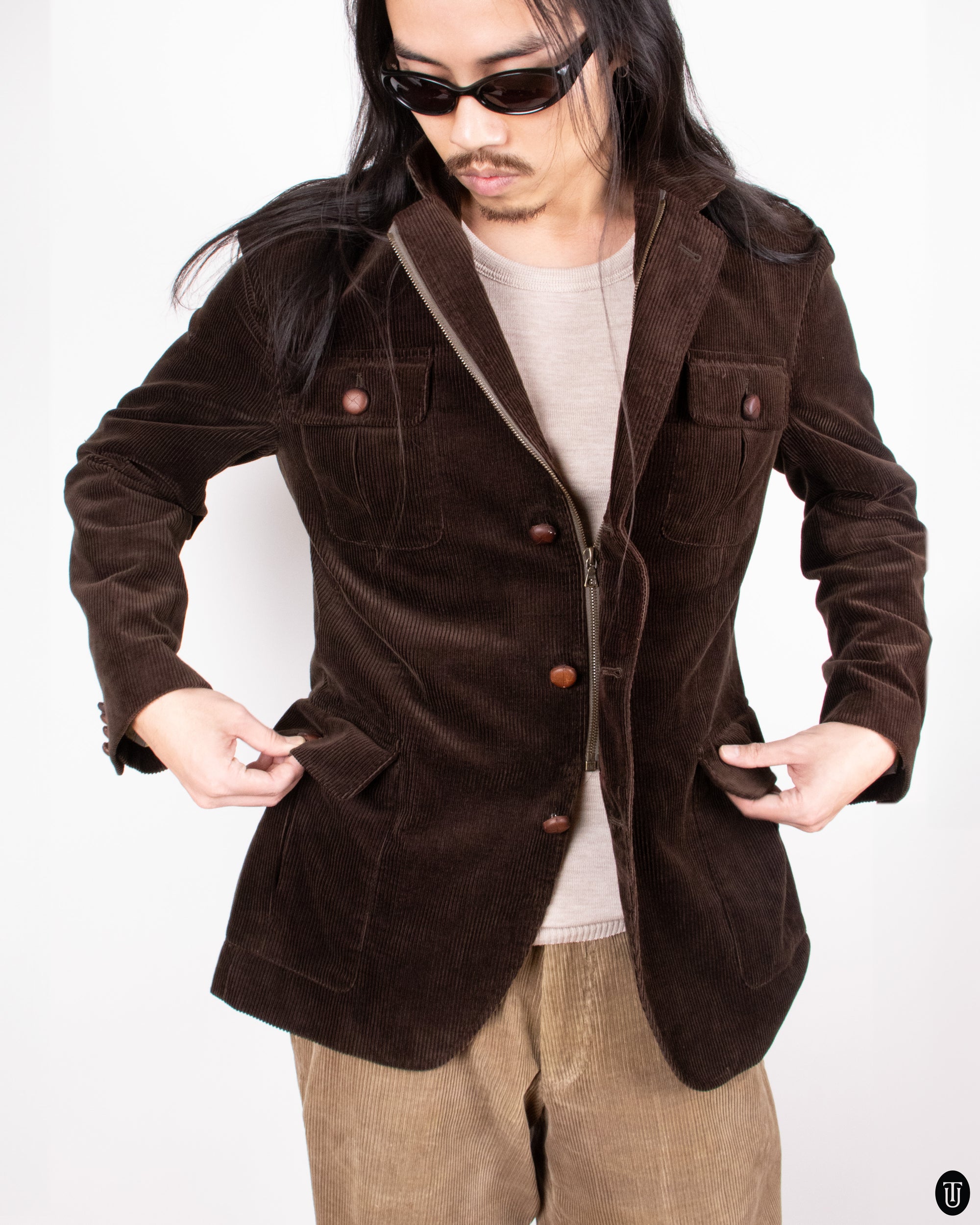 00s Corduroy Hunting Jacket L
