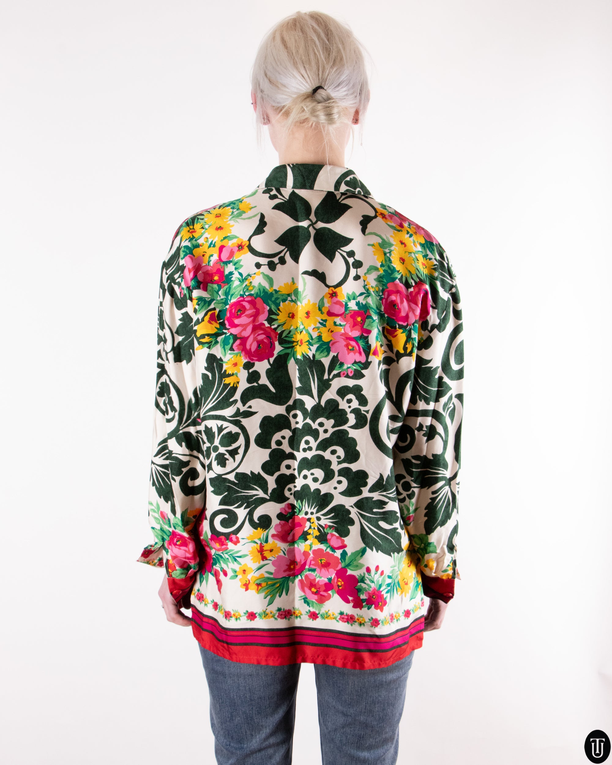 90's Ungaro Silk Blouse L