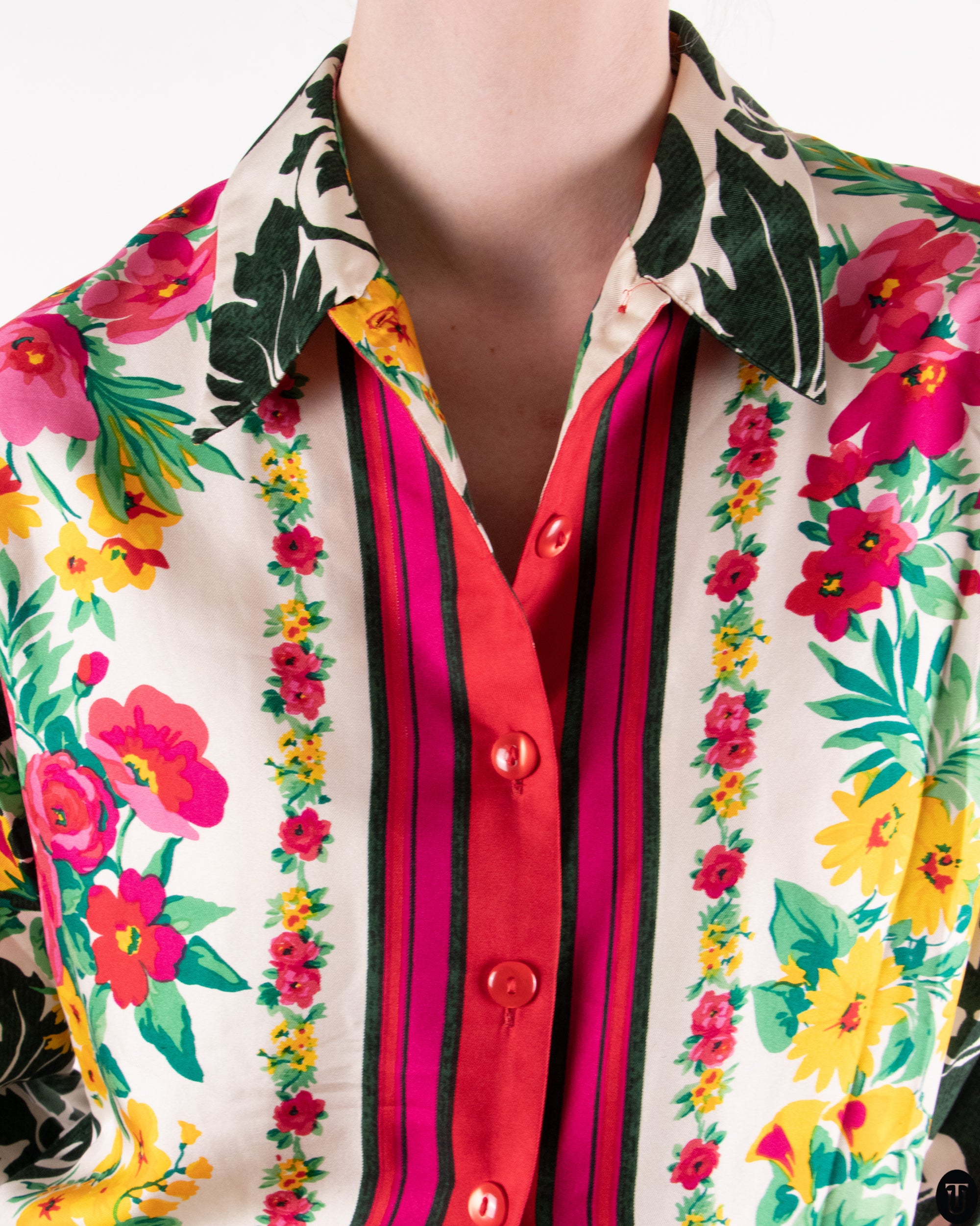 90's Ungaro Silk Blouse L