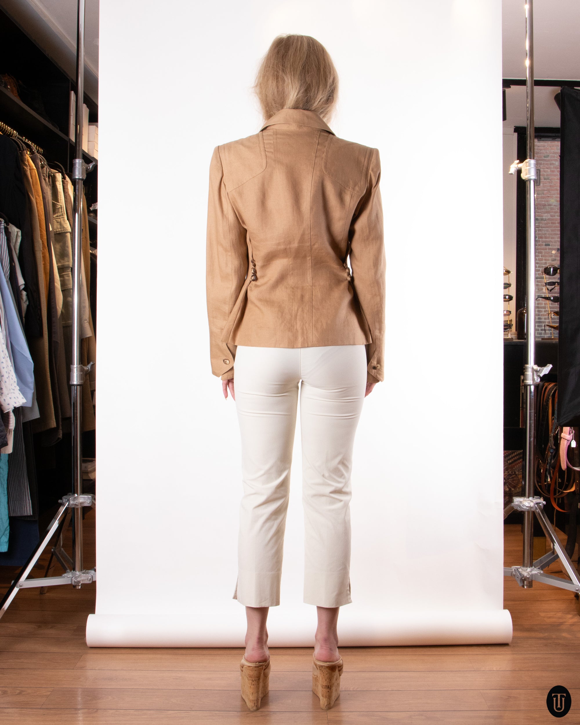 90's Hermès Cotton Blazer M