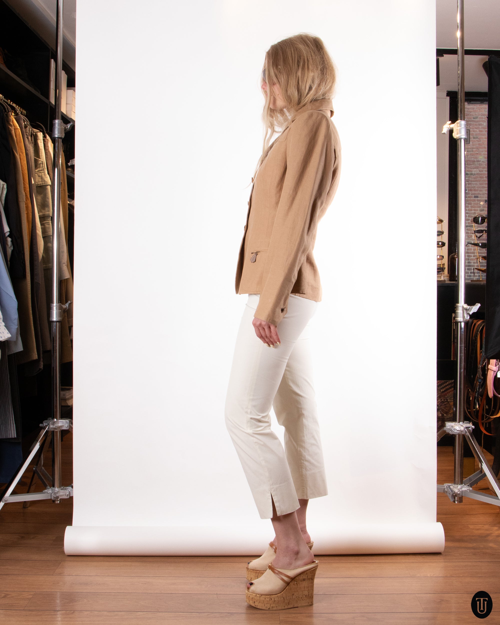 90's Hermès Cotton Blazer M