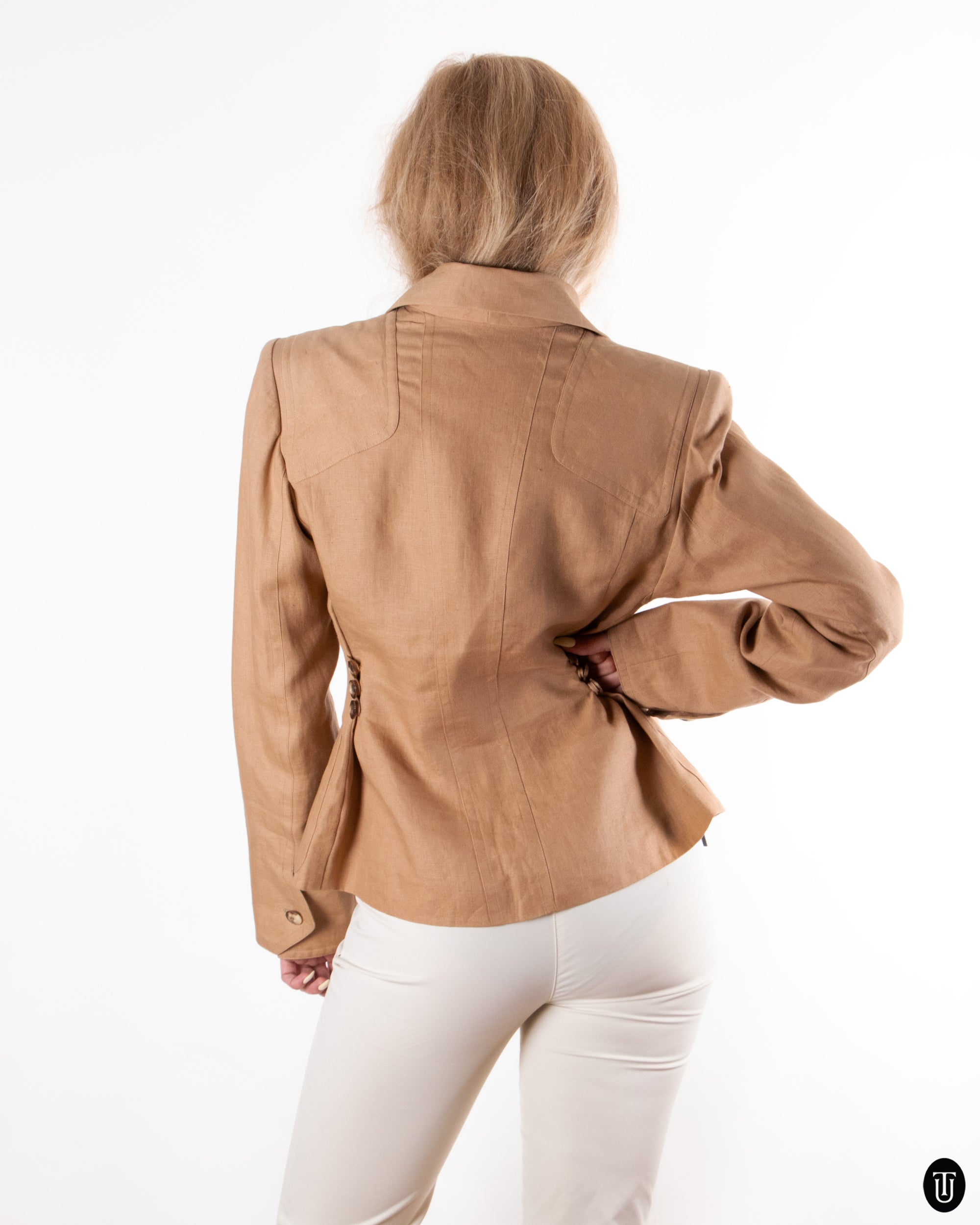 90's Hermès Cotton Blazer M