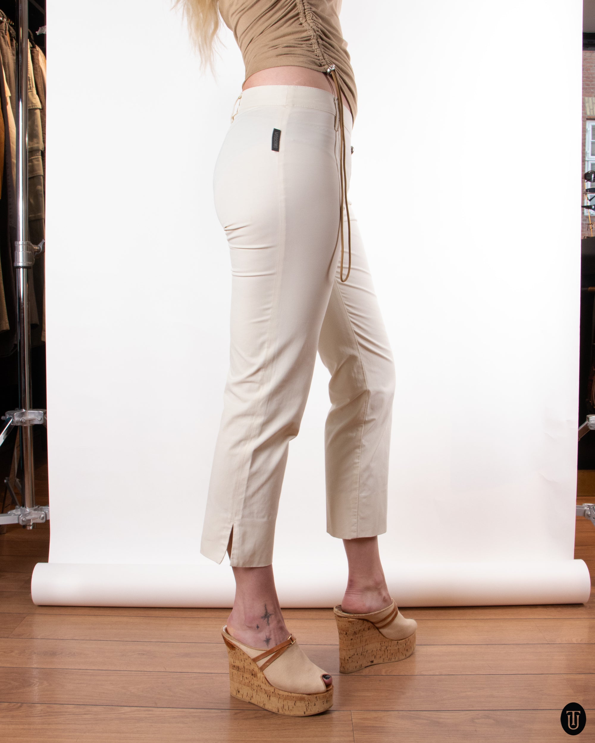 00s Moschino Capri Trousers S