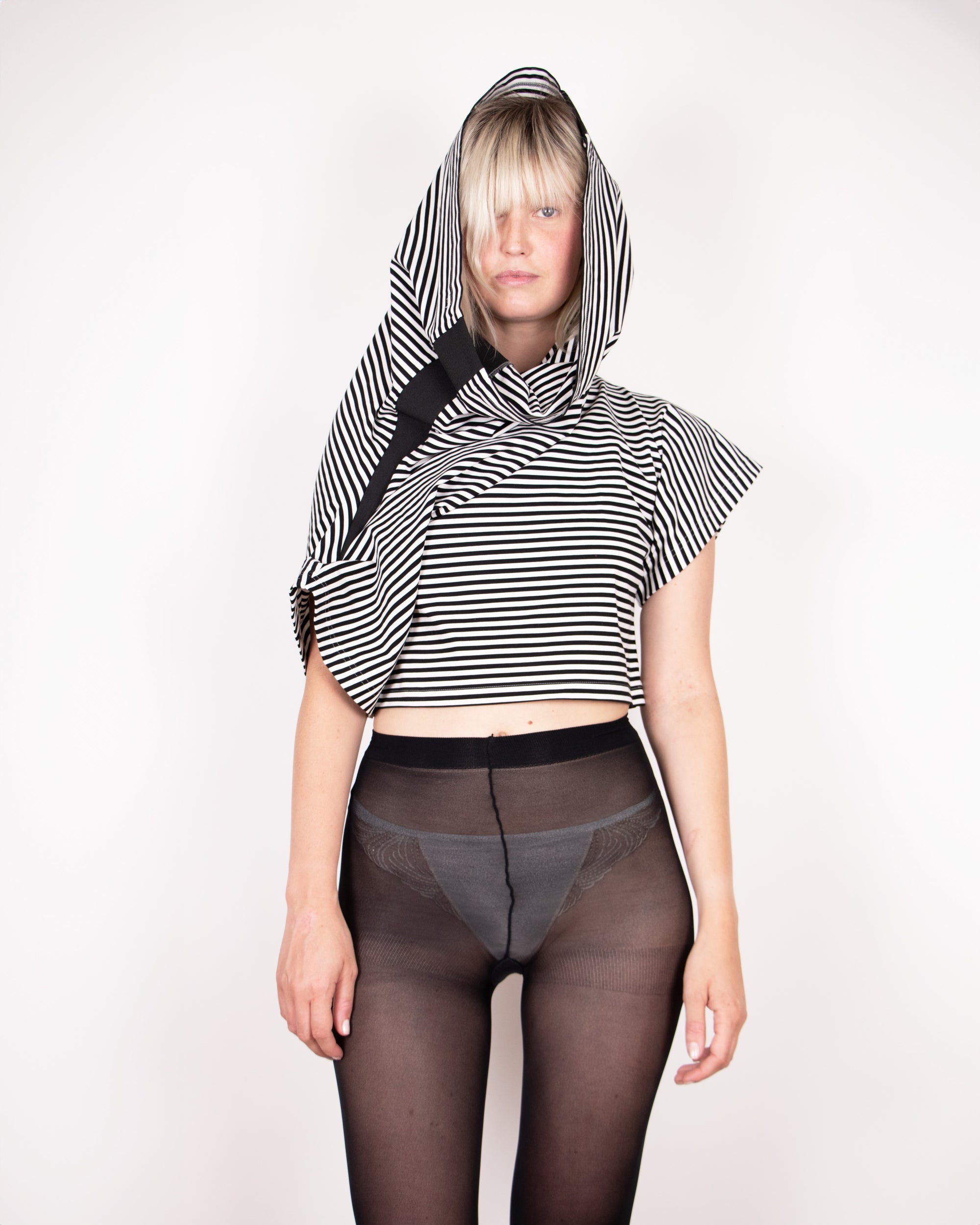 2000s Junya Watanabe for Comme des Garçons Stretchy Striped Top S