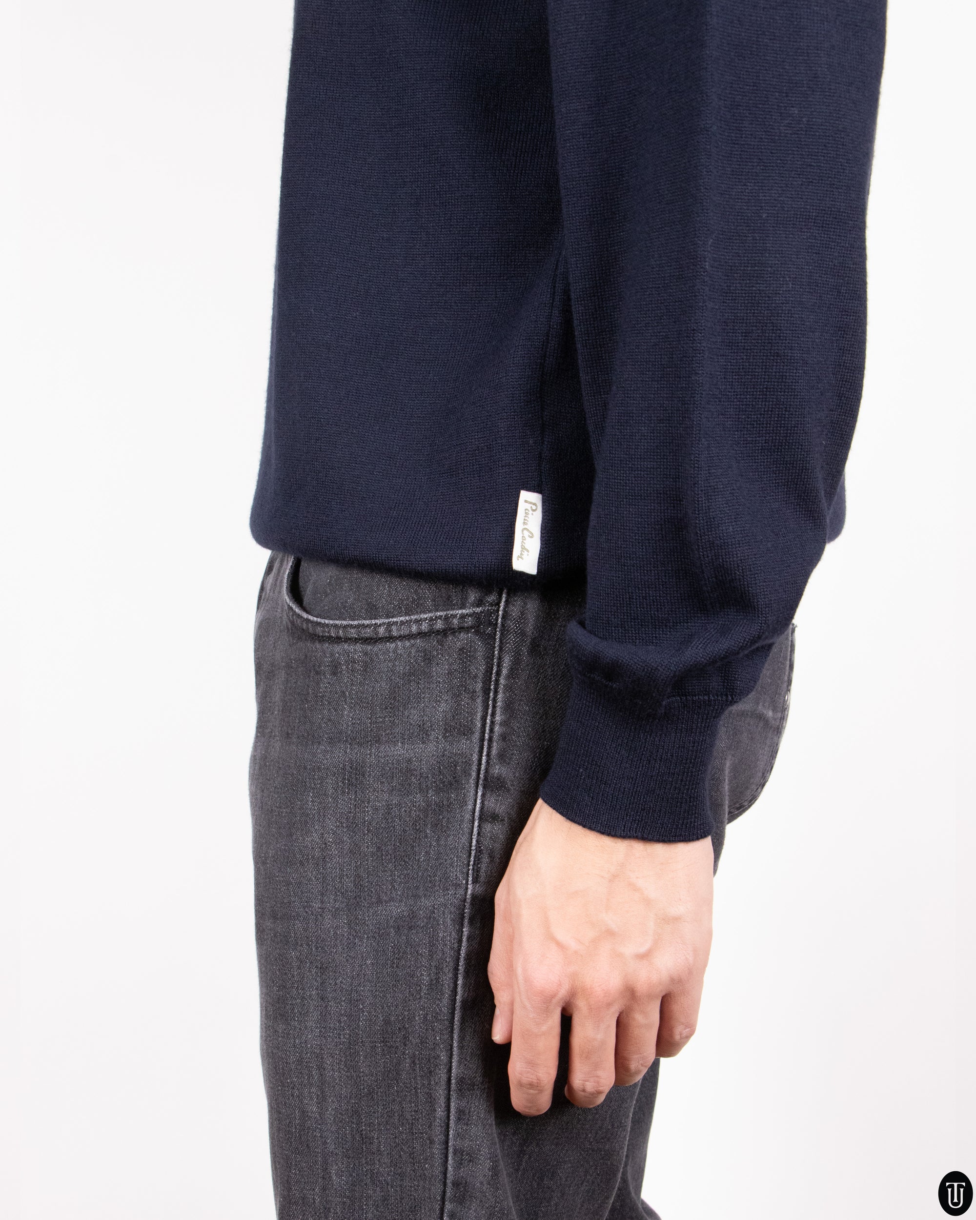 80's Pierre Cardin Navy Knit M
