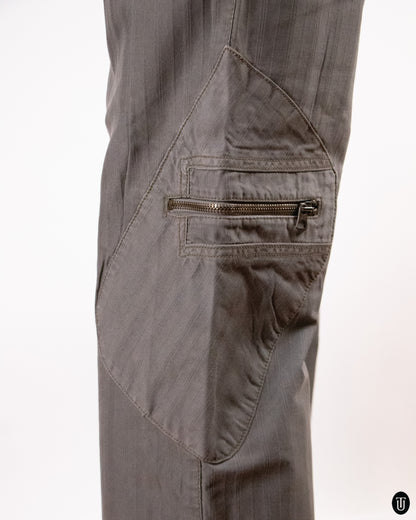 00's Armani "Jeans" Pin-Stripe Trousers S