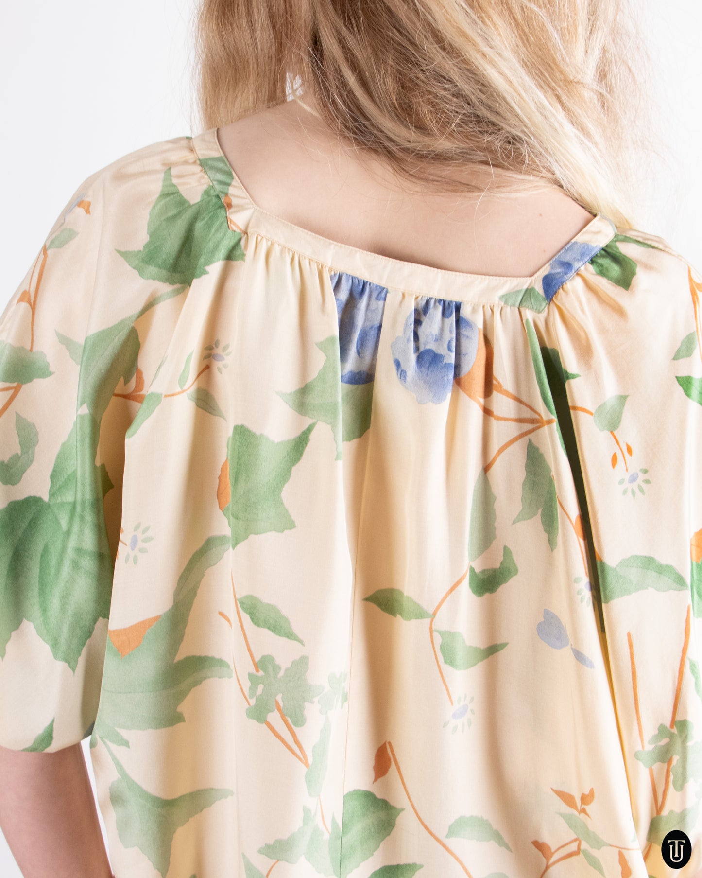 70's Cacharel Silk Blouse M