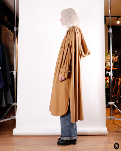90's Claude Montana Camel Cotton Cape S