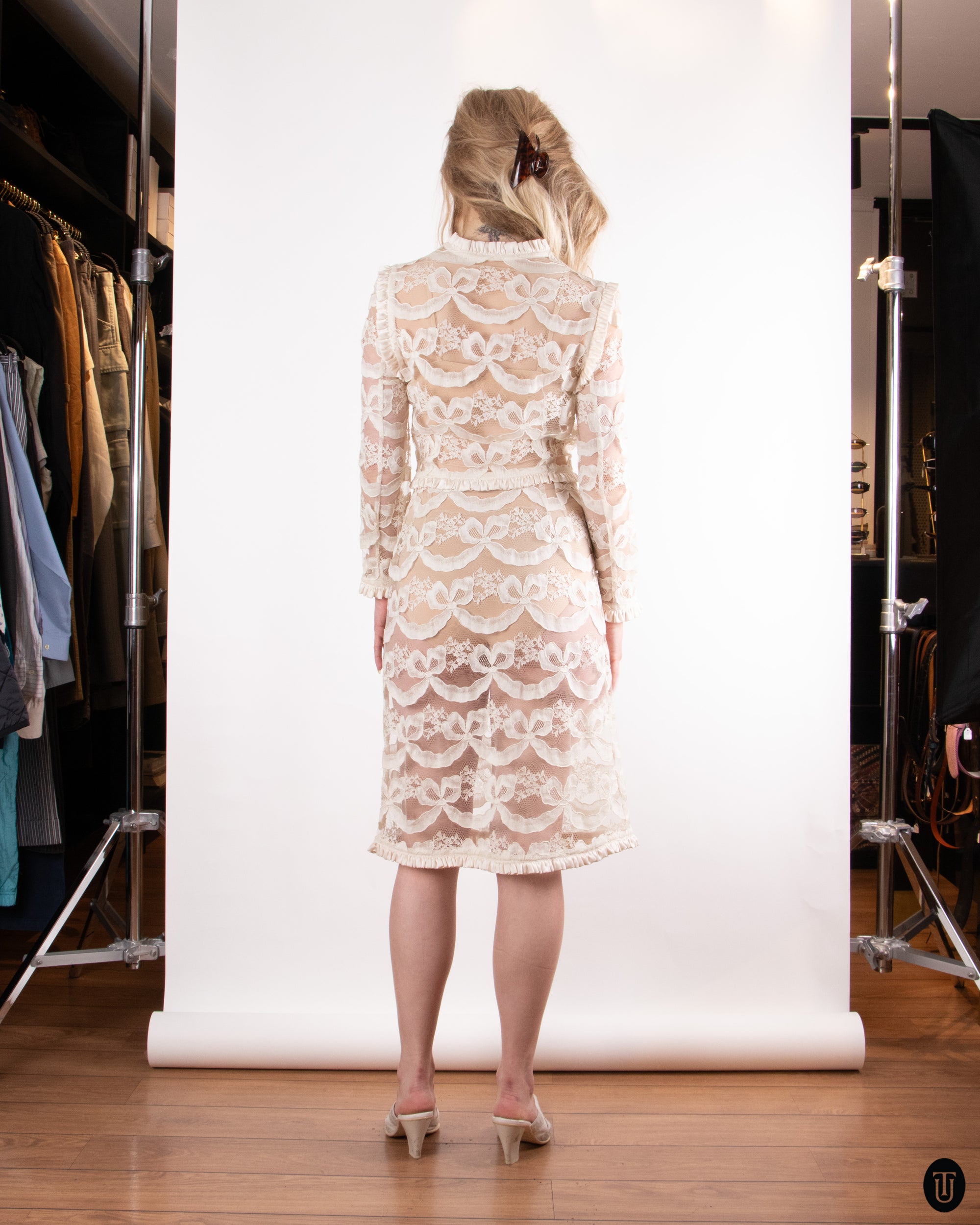 00's Nikoline Liv Andersen Lace Dress XS