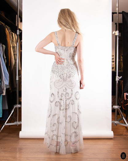 00's Cache Sequin Gown S
