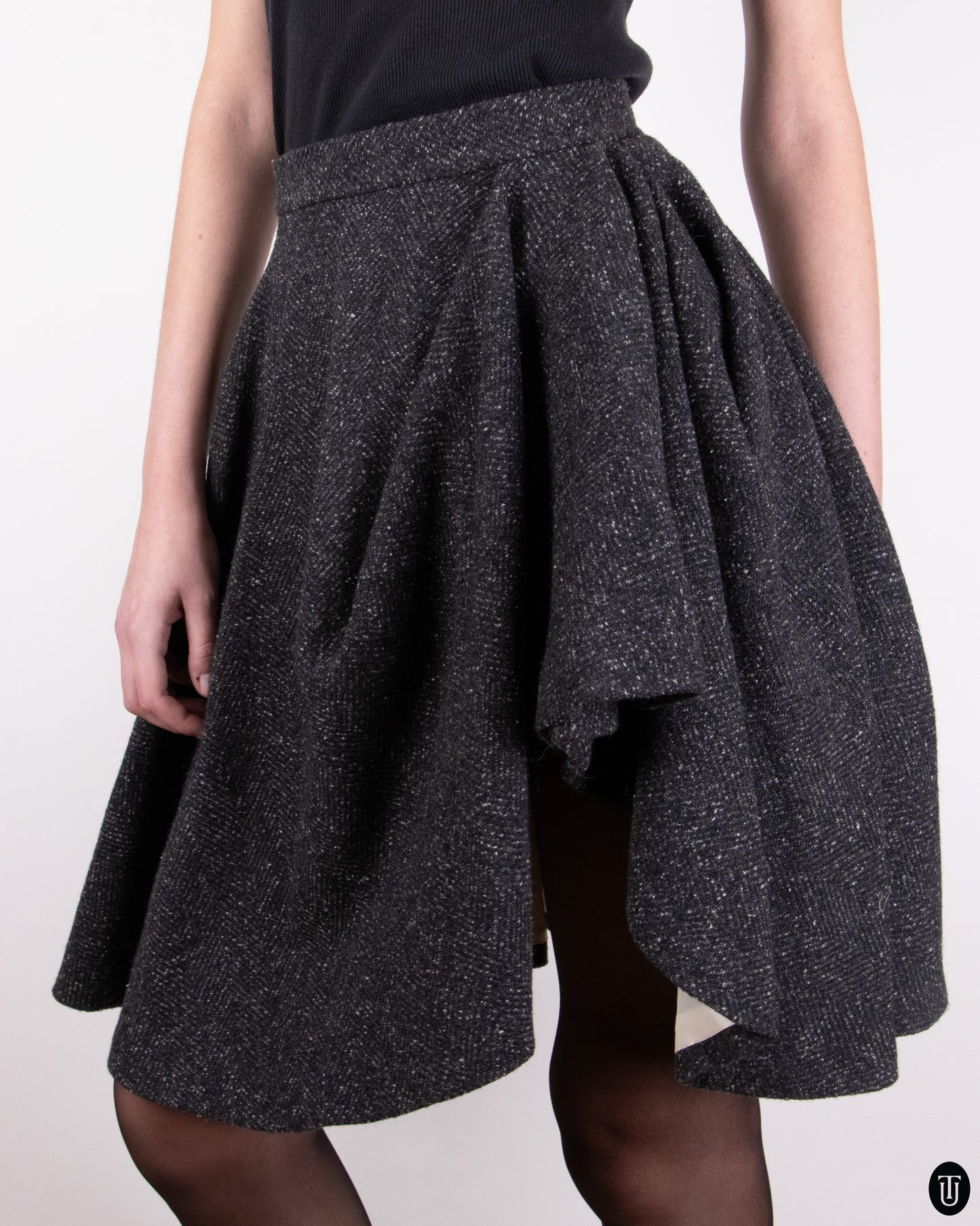 00's Nikoline Liv Andersen Wool Skirt XS