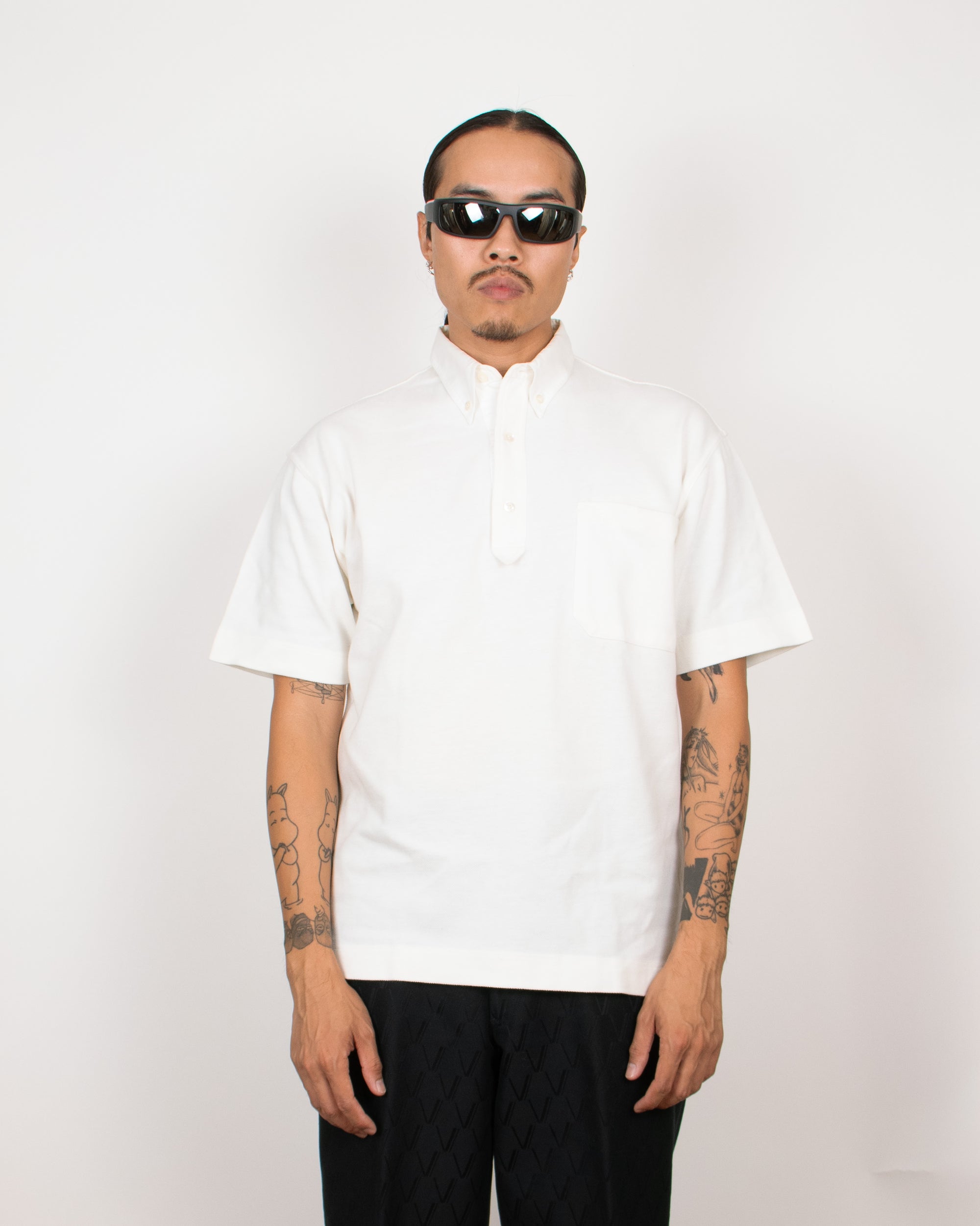Hermès Men's White Polo T-shirt M