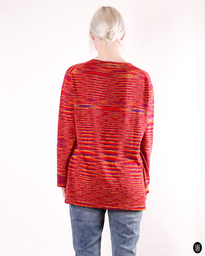 80's Missoni Warm Melangé Space-Dye Cashmere Knit M