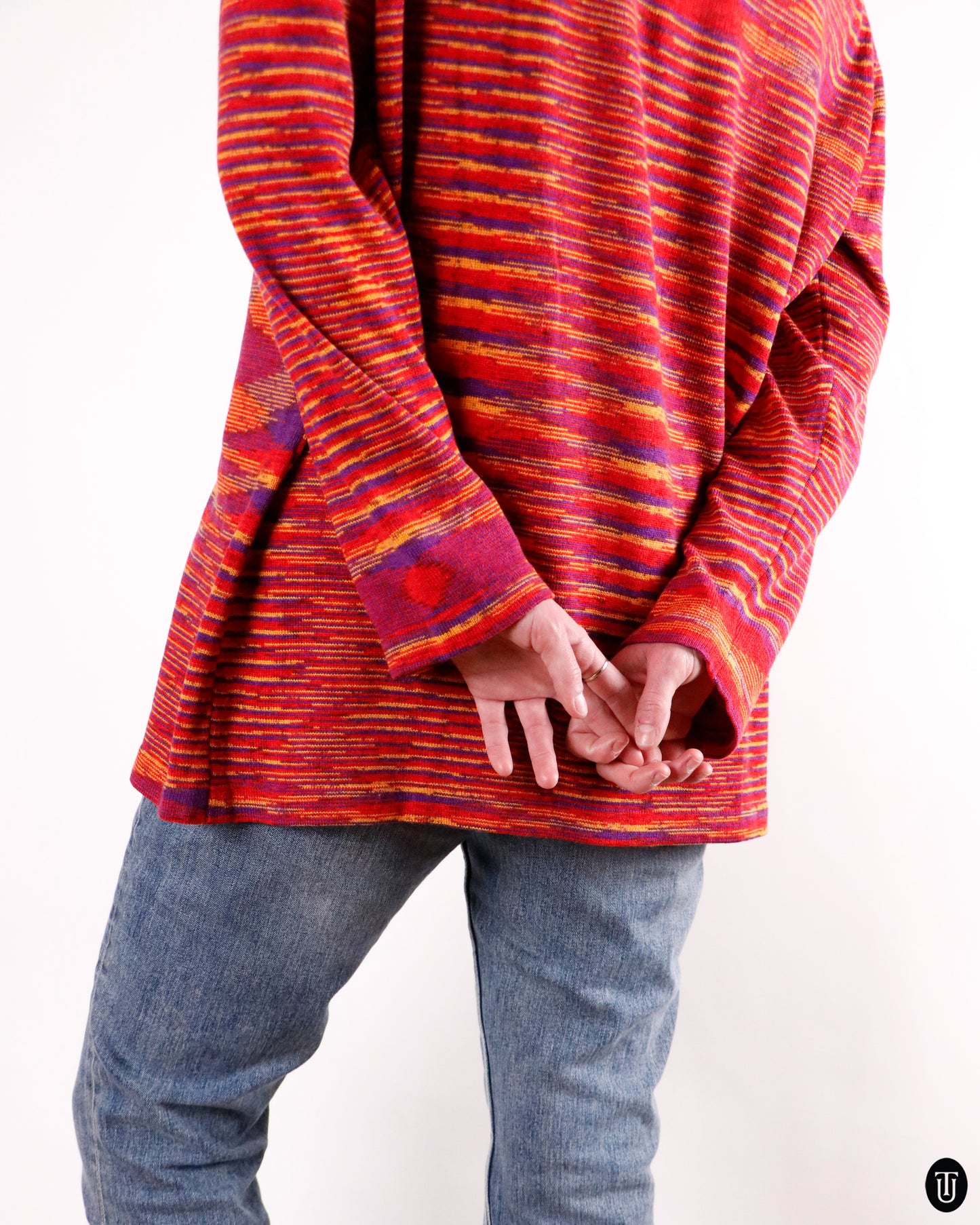 80's Missoni Warm Melangé Space-Dye Cashmere Knit M
