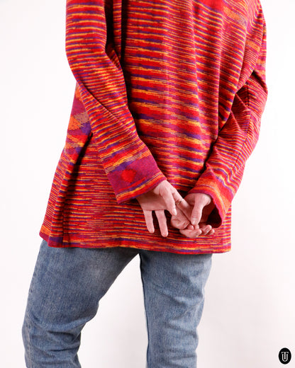 80's Missoni Warm Melangé Space-Dye Cashmere Knit M