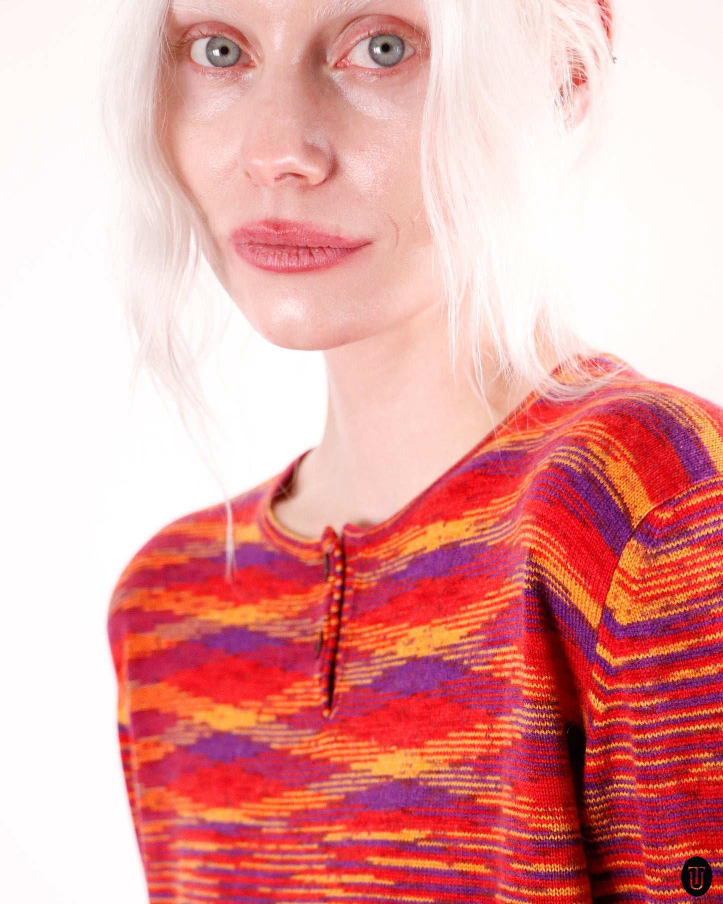 80's Missoni Warm Melangé Space-Dye Cashmere Knit M