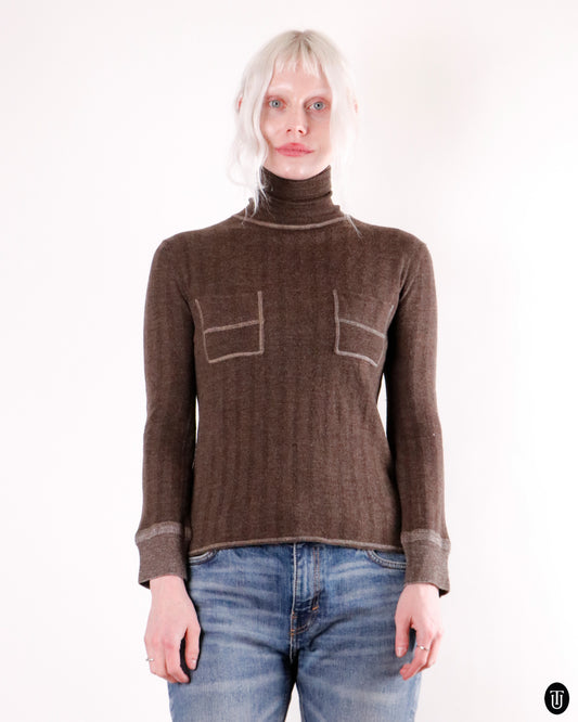 00's Chloé Wool Turtleneck Sweater S