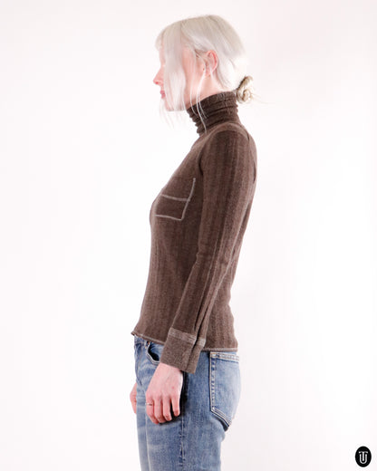 00's Chloé Wool Turtleneck Sweater S