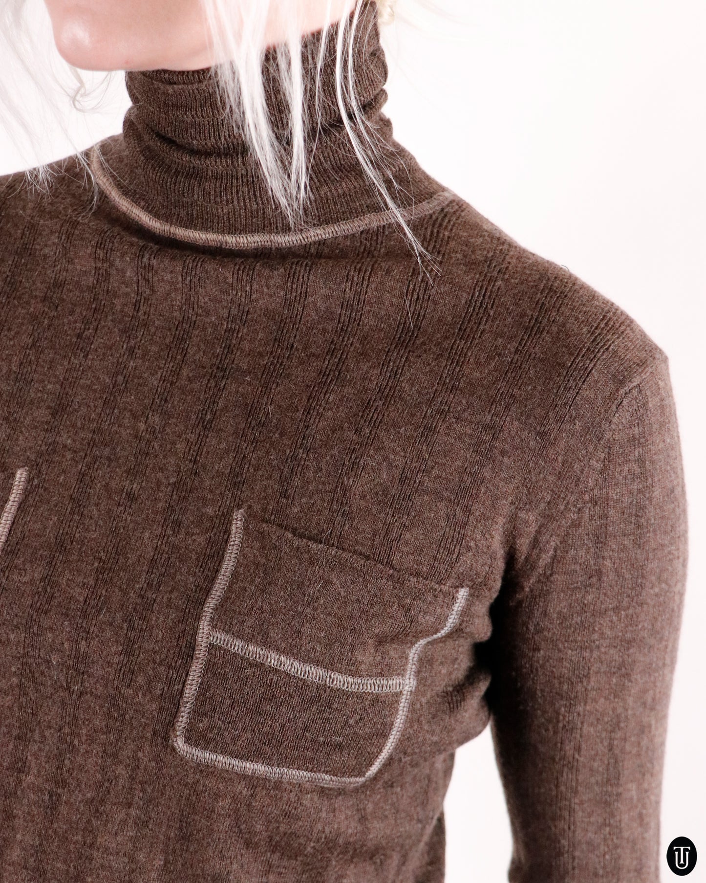 00's Chloé Wool Turtleneck Sweater S