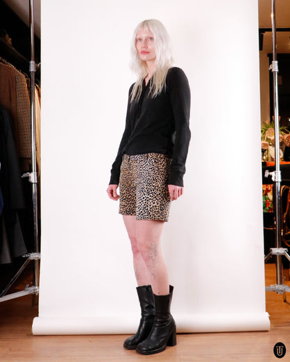 00's Dolce & Gabbana Leopard Shorts M